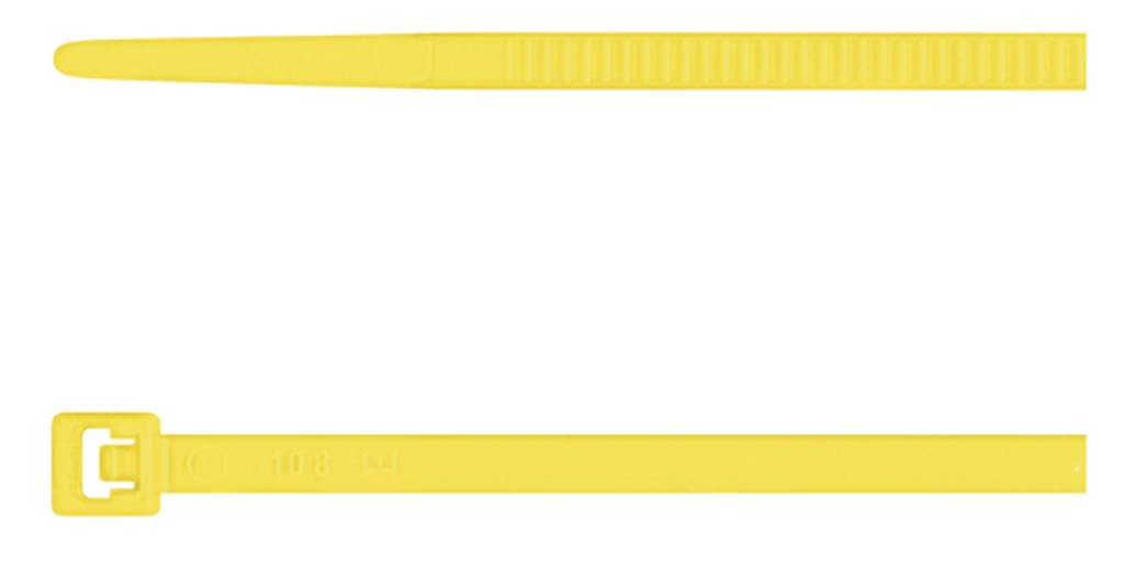 Bild von Kabelbinder Standard  /   Farbe: gelb / Länge: 200 / Breite: 3,5 (VPE=100 Pkg. (100))