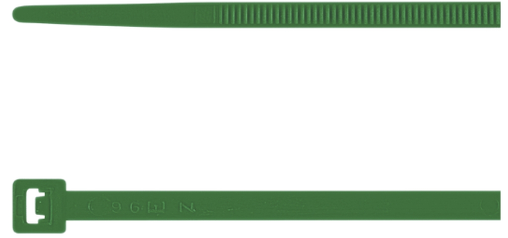 Bild von Kabelbinder Standard  /   Farbe: grün / Länge: 200 / Breite: 3,5 (VPE=100 Pkg. (100))