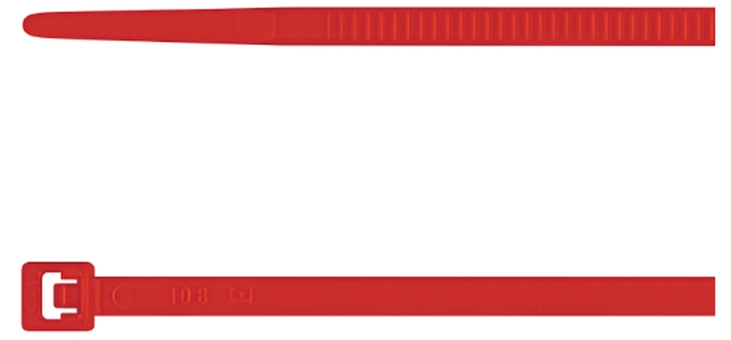 Bild von Kabelbinder Standard  /   Farbe: rot / Länge: 200 / Breite: 3,5 (VPE=100 Pkg. (100))
