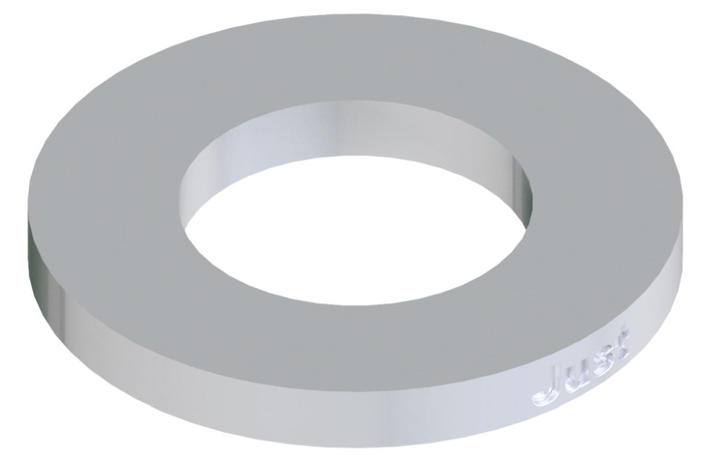 Bild von DIN 125 Leichtmetall A 13 Al (blank) Unterlegscheiben (gestanzt) - Pkg. (100) (VPE=100 Pkg. (100))