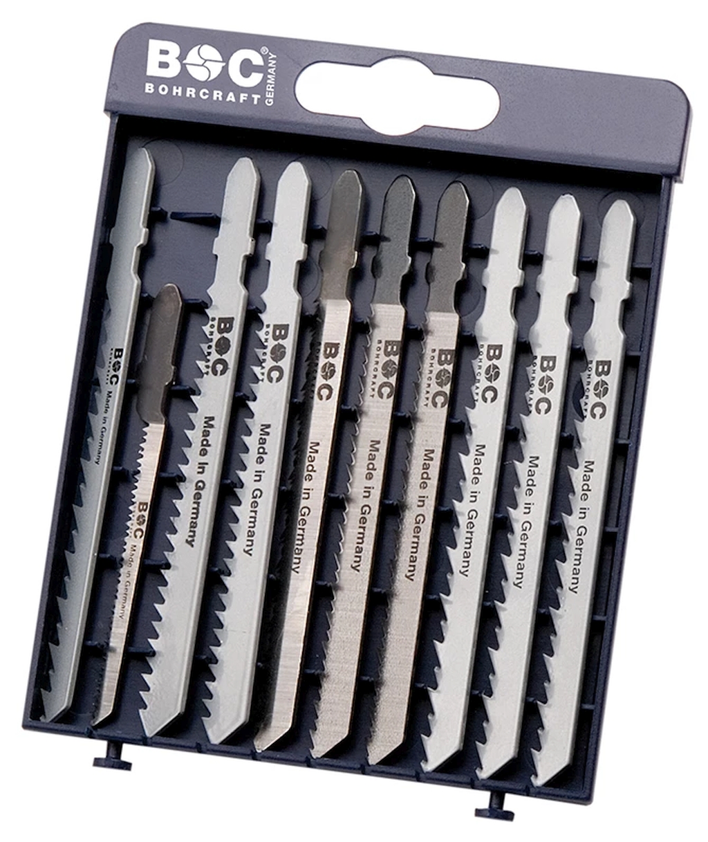 Bild von Bohrcraft Stichsägen für Holz in Kunststoffbox St-W10 10-tlg. 3 x 1 Stück // 2 x 2 Stück und 1 x 3 Stück (VPE=1 Stück)