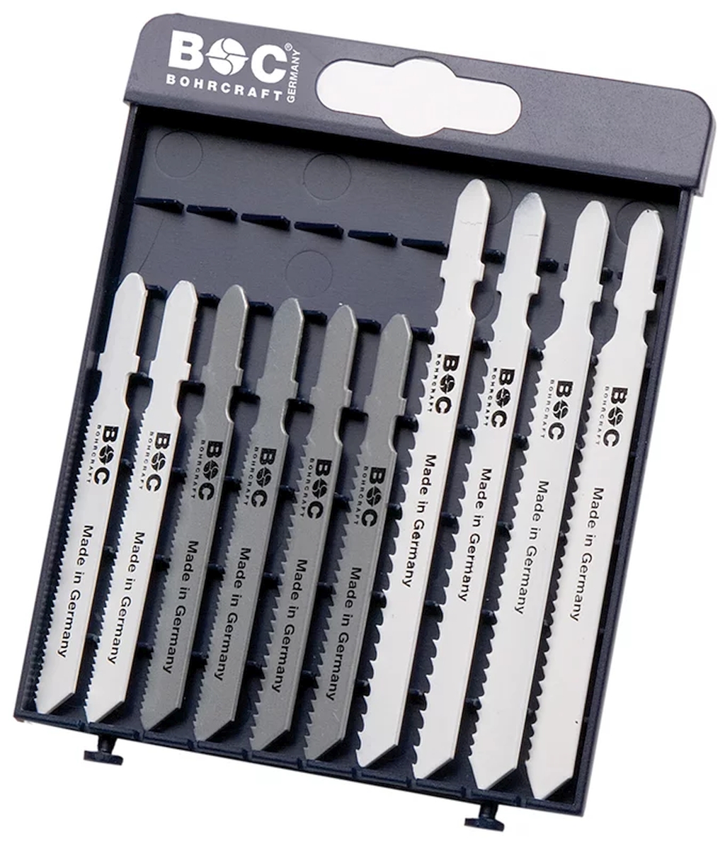 Bild von Bohrcraft Stichsägen für Metall in Kunststoffbox St-M10 10-tlg. 5 Sorten á 2 Stück (VPE=1 Stück)