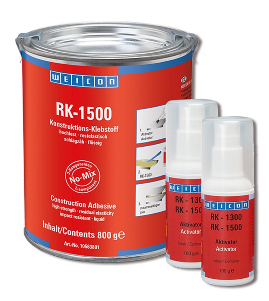 Bild von WEICON RK-1500 Acrylat-Strukturklebstoff 1,0 kg (VPE=1 Stück)