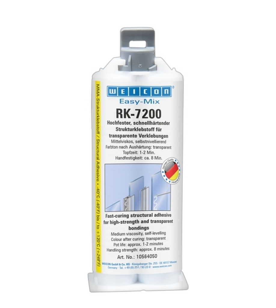 Bild von WEICON Easy-Mix RK-7200 Acrylat-Strukturklebstoff 50 g (VPE=1 Stück)