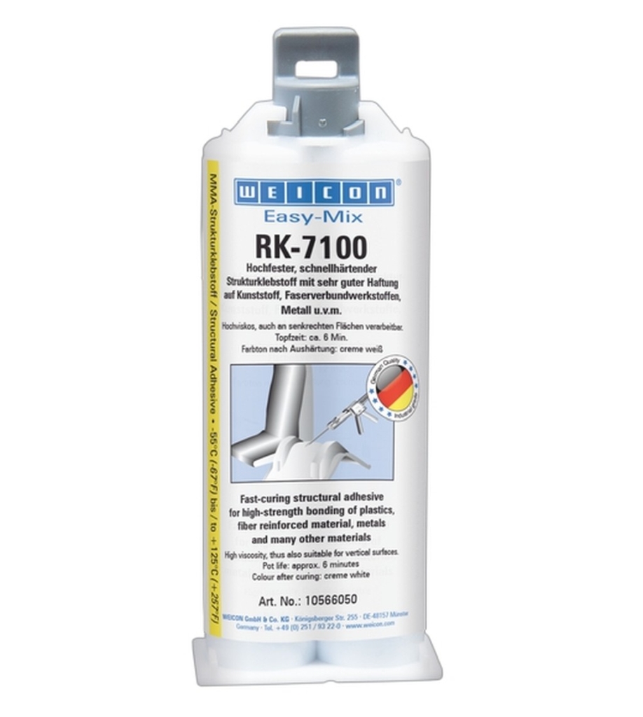 Bild von WEICON Easy-Mix RK-7100 Acrylat-Strukturklebstoff 50 g (VPE=1 Stück)