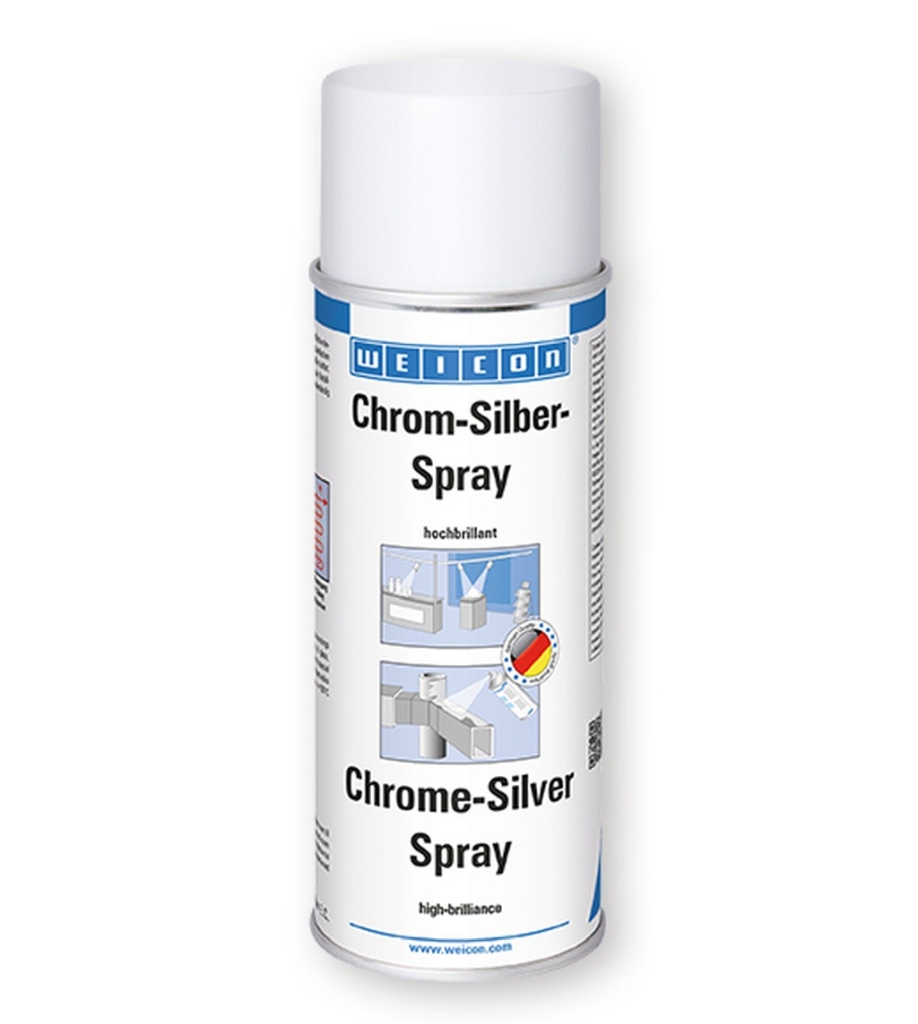 Bild von WEICON Chrom-Silber-Spray 400 ml (VPE=1 Stück)