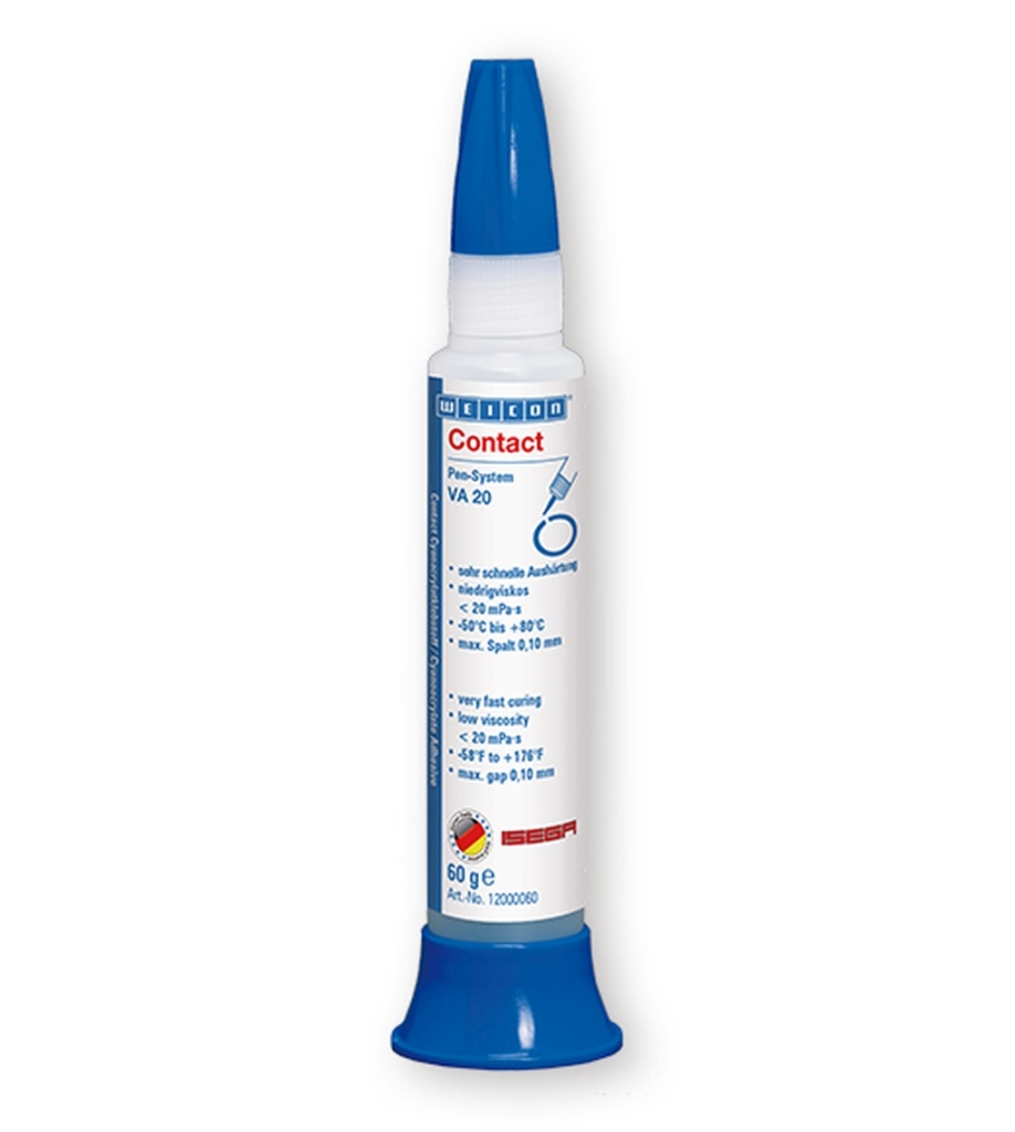 Bild von WEICON Contact VA 20 Cyanacrylat-Klebstoff 60 g (VPE=1 Stück)