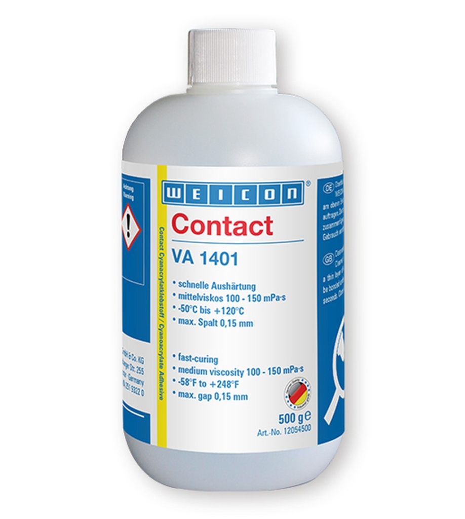 Bild von WEICON Contact VA 1401 Cyanacrylat-Klebstoff 500 g (VPE=1 Stück)