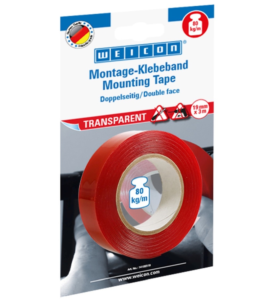 Bild von WEICON Montage-Klebeband Transparent (VPE=1 Stück)