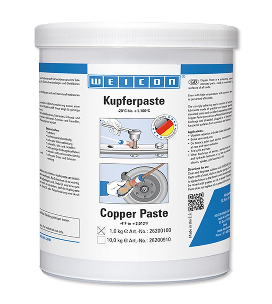 Bild von WEICON Kupferpaste 1,0 kg (VPE=1 Stück)