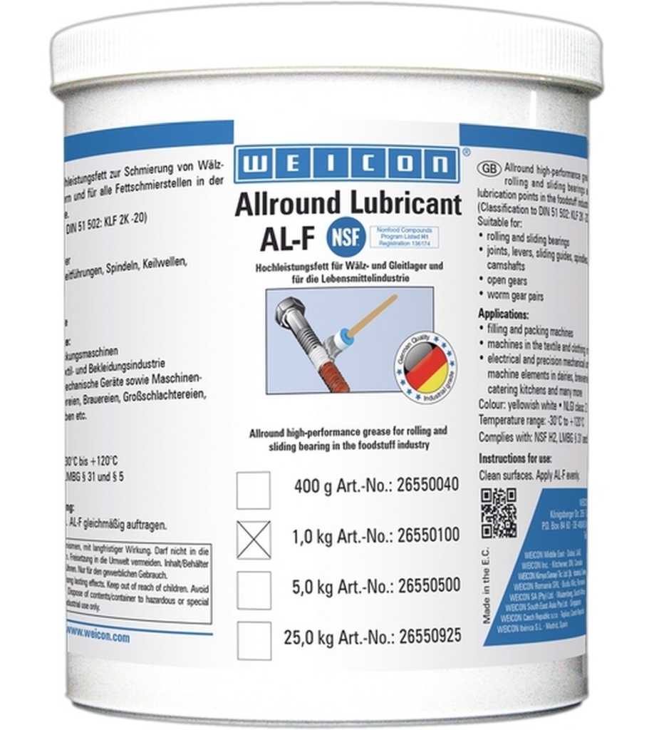 Bild von WEICON AL-F Hochleistungsfett 350 g (VPE=1 Stück)