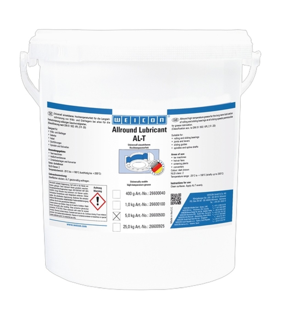 Bild von WEICON AL-T Hochleistungsfett 5,0 kg (VPE=1 Stück)