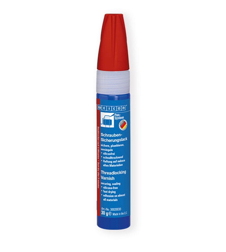 Bild von WEICON Schraubensicherungslack 30 g rot (VPE=1 Stück)