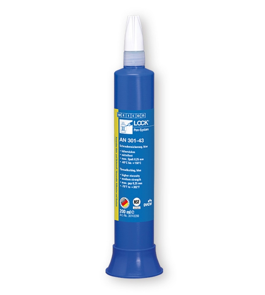 Bild von WEICONLOCK® AN 301-43 Schraubensicherung 200 ml (VPE=1 Stück)