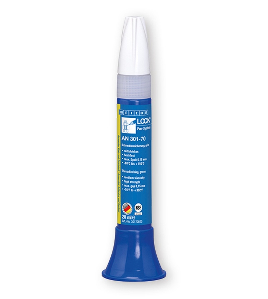 Bild von WEICONLOCK® AN 301-70 Schraubensicherung 20 ml (VPE=1 Stück)