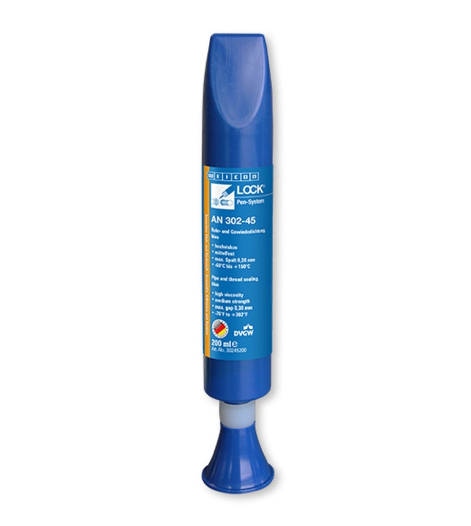 Bild von WEICONLOCK® AN 302-45 Rohr- und Gewindedichtung 200 ml (VPE=1 Stück)