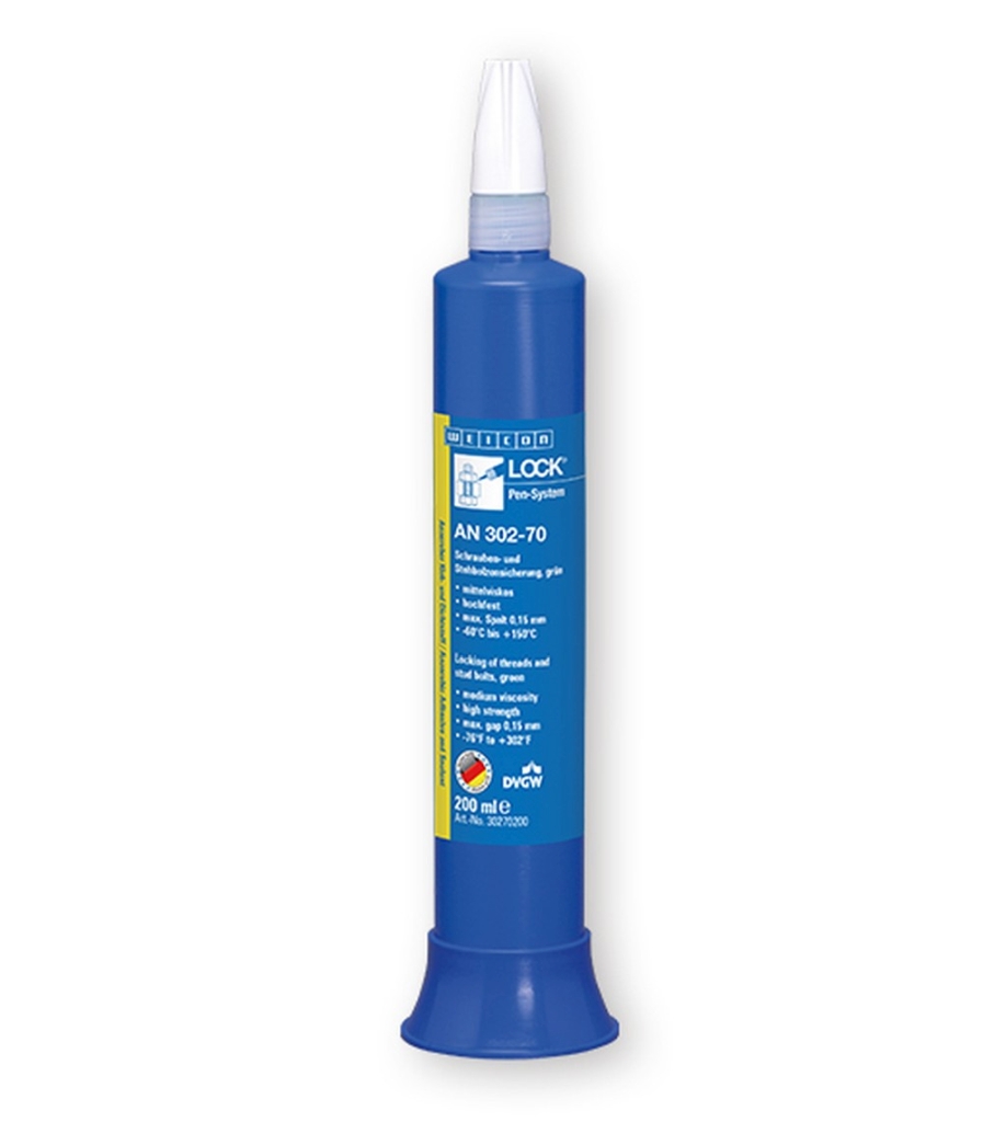 Bild von WEICONLOCK® AN 302-70 Schrauben- und Stehbolzensicherung 200 ml (VPE=1 Stück)