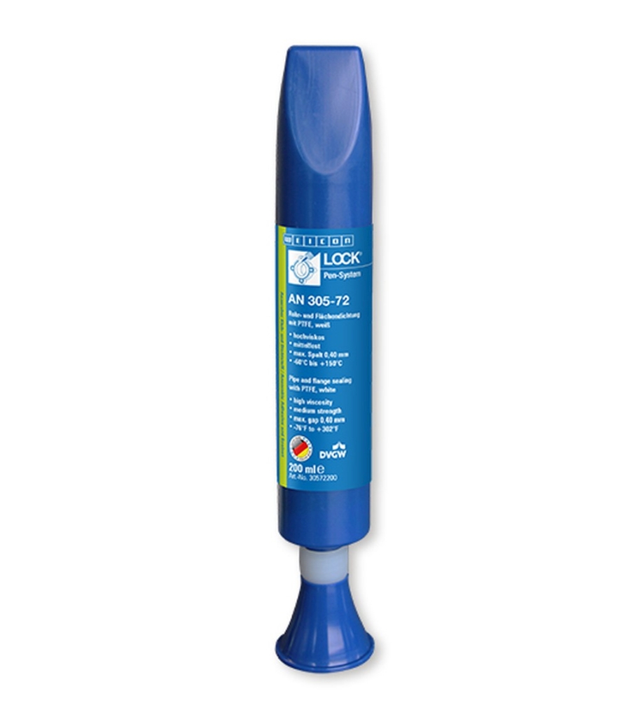 Bild von WEICONLOCK® AN 305-72 Rohr- und Gewindedichtung 200 ml (VPE=1 Stück)