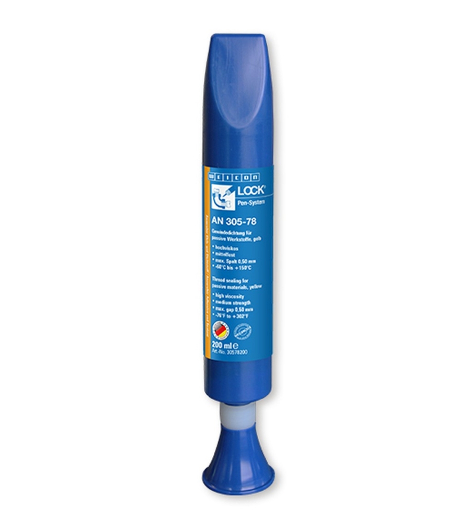 Bild von WEICONLOCK® AN 305-78 Rohr- und Gewindedichtung 200 ml (VPE=1 Stück)