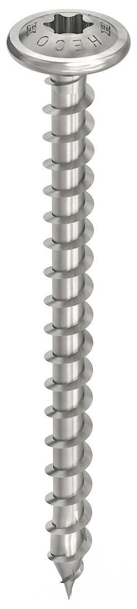Bild von HECO-TOPIX-plus - 6,0x40 - (TX30) Tellerkopf - Edelstahl A2  var. Vollgewinde (VE 200) (VPE=200 Pkg. (200))