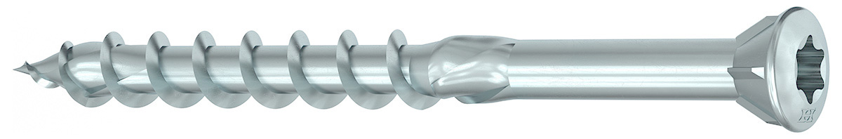 Bild von HECO-TOPIX-plus - 3,5x50 - Glasleistenschr., Liseko, Fräsrippen - Stahl vz blau - TG (VE 500) (VPE=500 Pkg. (500))