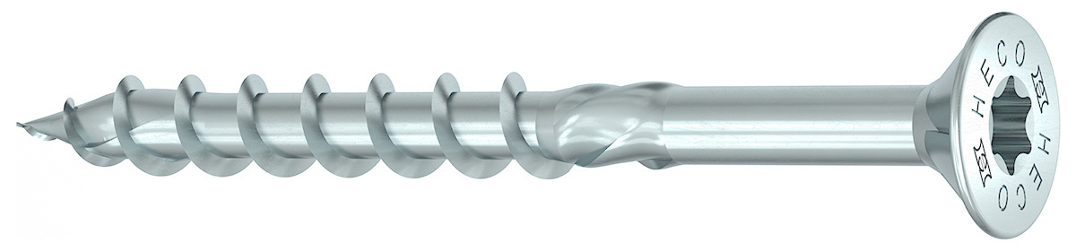 Bild von HECO-TOPIX-plus - 10,0x100 - (HD-40) SeKo, Frästaschen - Stahl vz blau -Teilgewinde (VE 50) (VPE=50 Pkg. (50))