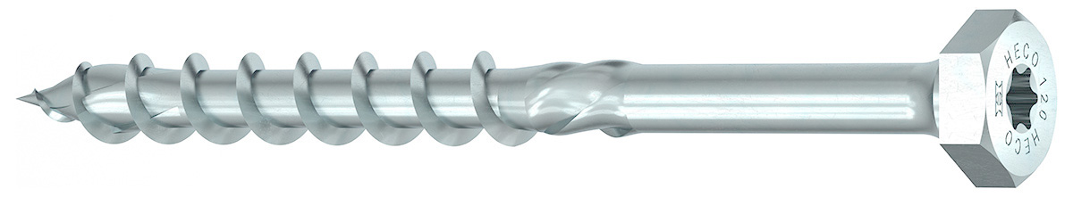 Bild von HECO-TOPIX-plus - 10,0x120 - (SW-13/T-40) Kombisechskantkopf - Stahl vz blau -Teilgewinde (VE 50) (VPE=50 Pkg. (50))