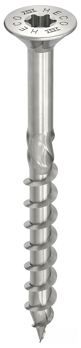 Bild von HECO-TOPIX-plus - 4,0x25 - (HD-20) Seko, Frästaschen - Edelstahl A2 -Teilgewinde (VE 200) (VPE=200 Pkg. (200))