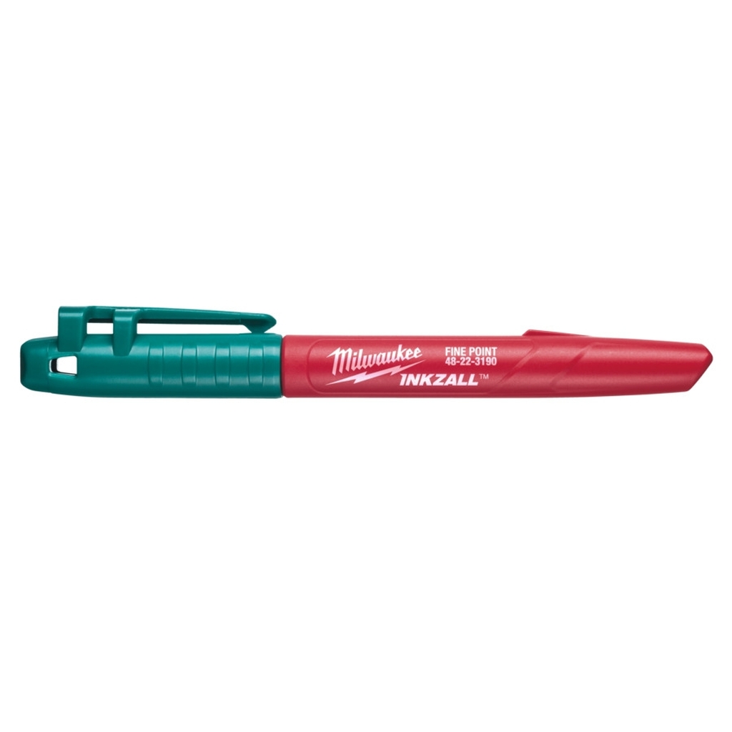 Bild von "INKZALL Permanentmarker Set 4-teilig - feine Spitze; schwarz, rot, blau, grün" (VPE=1 Stück)