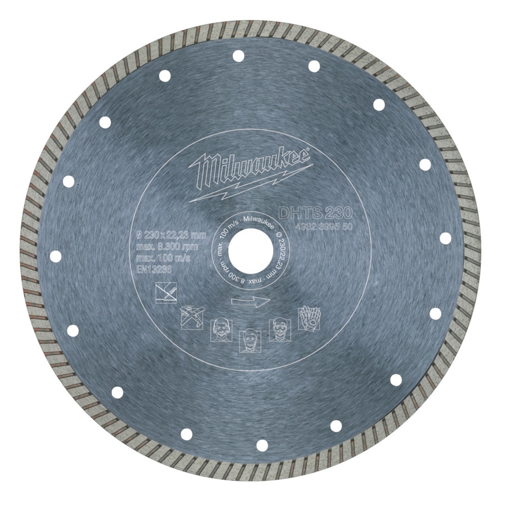Bild von Diamanttrennscheibe DHTS 230 mm - Hart, dünn, geschlossen (VPE=1 Stück)