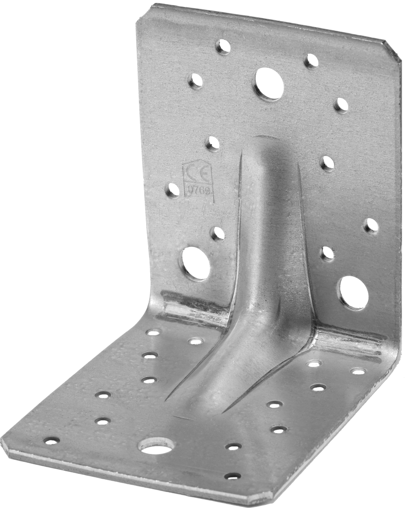 Bild von GH-Winkelverbinder mit Steg 105x105x90x2,0 mm (Typ 90/100S) (VPE=50 Pkg. (50))