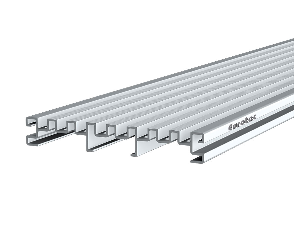 Bild von Eurotec-Alu-Drainagerost DrainTec - 21 x 140 x 4000 mm (B x H x L) - (VE 1) (VPE=1 Stück)
