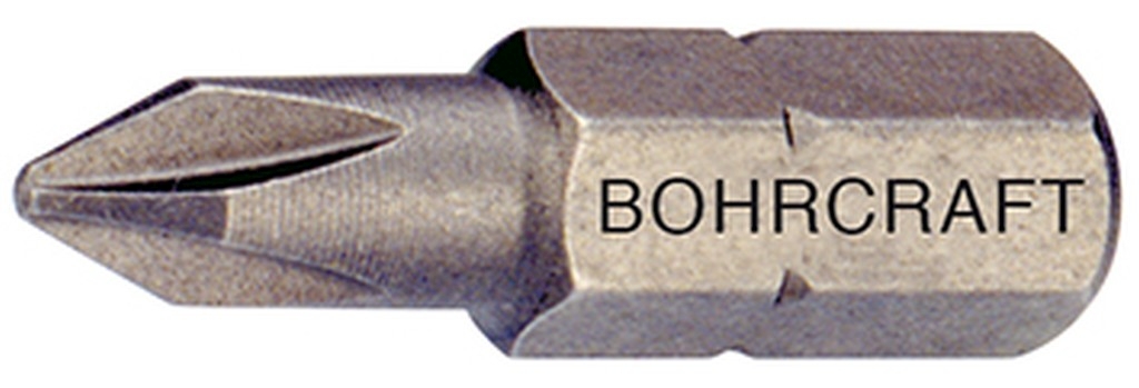 Bild von Schrauber-Bits 1/4'' für Phillips-Schrauben PH 2 x 25 mm (Standard-Bit-Länge) (VPE=1 Stück)