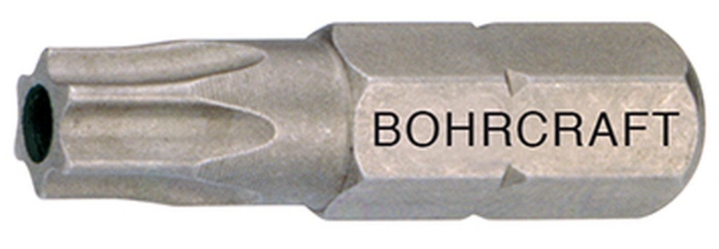 Bild von Schrauber-Bits 1/4'' mit Loch für Torx-Schrauben TR 45 x 25 mm (Standard-Bit-Länge) (VPE=5 Pkg. (5))