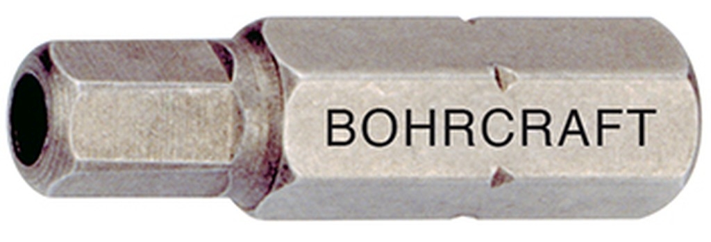 Bild von Schrauber-Bits 1/4'' m. Loch für Innensechsk.-Schr. SW 2,0 x 25 mm (Standard-Bit-Länge) (VPE=5 Pkg. (5))