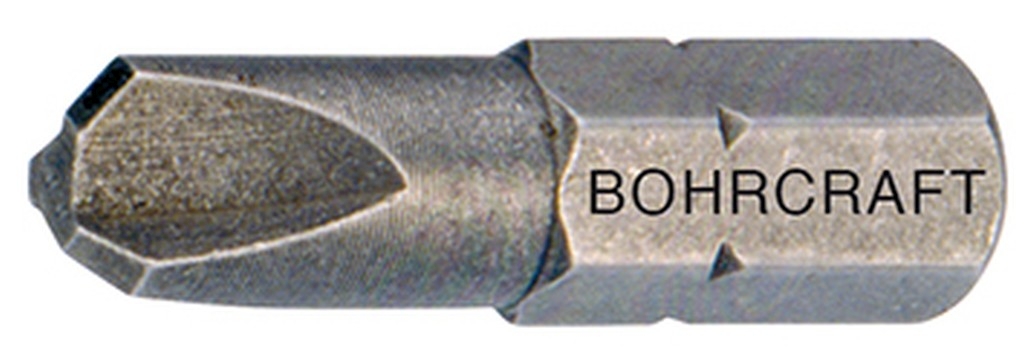 Bild von Schrauber-Bits 1/4'' für Dreiflügel-Schrauben Gr. 2 x 25 mm (Standard-Bit-Länge) (VPE=2 Pkg. (2))