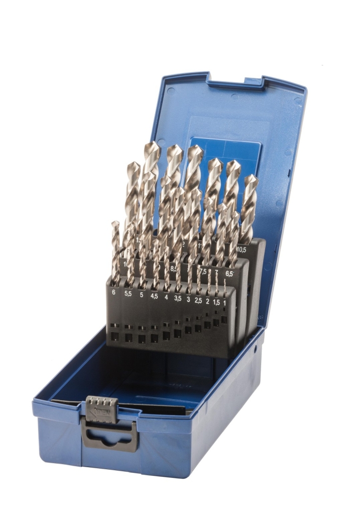 Bild von Bohrcraft - (Metallbohrer) HSS-G DIN 338 PROFI-PLUS in ABS-Box 25-tlg. 1,0 - 13,0 x 0,5 mm stg. (VPE=1 Stück)