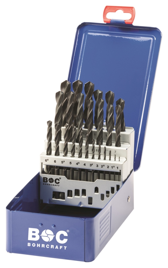 Bild von HSS DIN 338 rollgewalzt Typ N in Industriekassette 25-tlg. 1,0 - 13,0 x 0,5 mm stg. / M 13 (VPE=1 Stück)