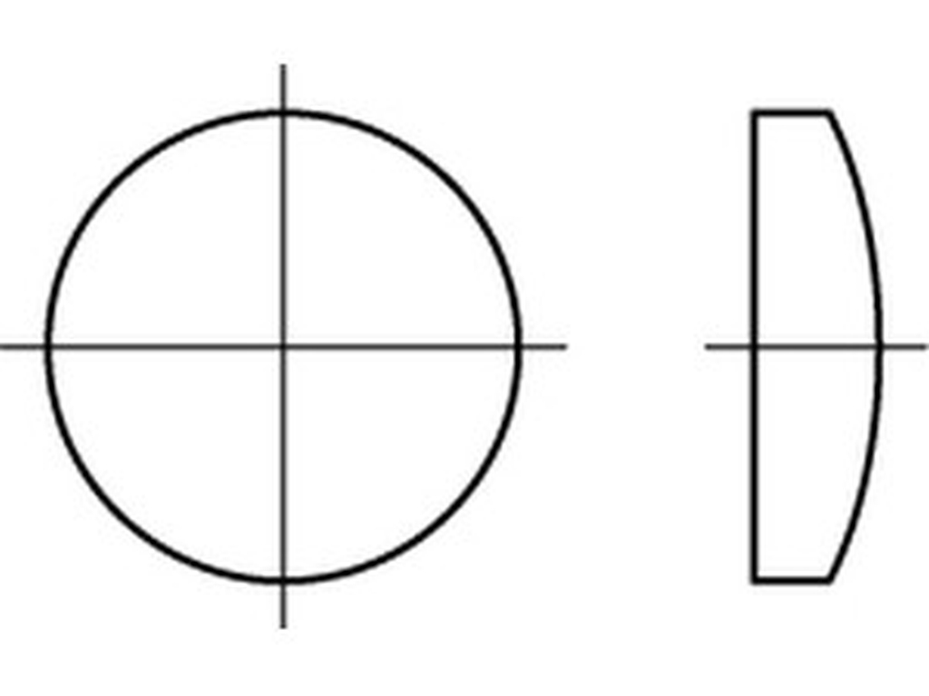 Bild von DIN 470 Stahl 16 (blank) Verschlußscheiben - Pkg. (100) (VPE=100 Pkg. (100))