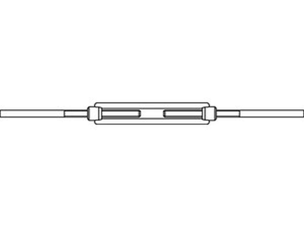 Bild von DIN 1480 A2 SP AE M 20 (rostfrei) Spannschlösser, geschmiedet - Pkg. (1) (VPE=1 Stück)