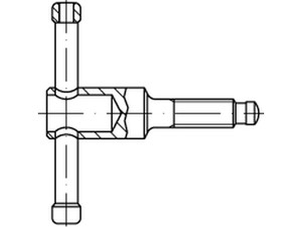 Bild für Kategorie DIN 6306 ➤ Knebelschrauben mit losem Hebel