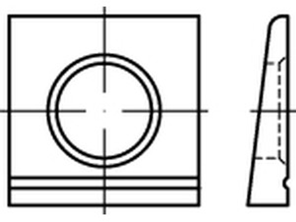 Bild von DIN 6917 C 45ÜH 13 (feuerver.) Scheiben, 4-kt, für HV-Verb. - Pkg. (1) (VPE=1 Stück)