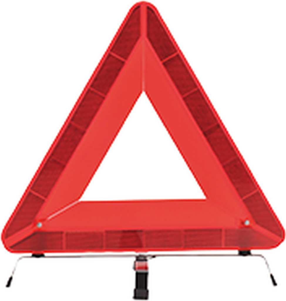 Bild von Aufklappbares Warndreieck / orange (VPE=1 Stück)