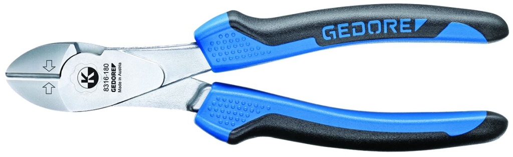 Bild von Gedore - Kraft-Seitenschneider 160 mm 2K-Griff (VPE=1 Stück)