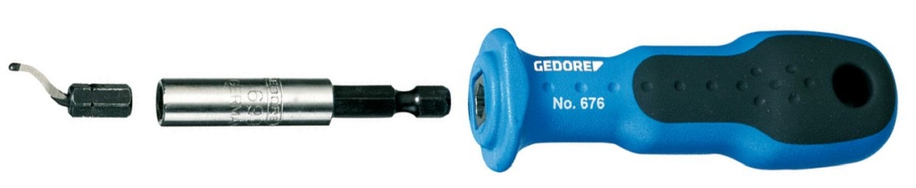 Bild von Gedore - Entgrater-Bit 1/4'' 6kt-Aufnahme (VPE=1 Stück)