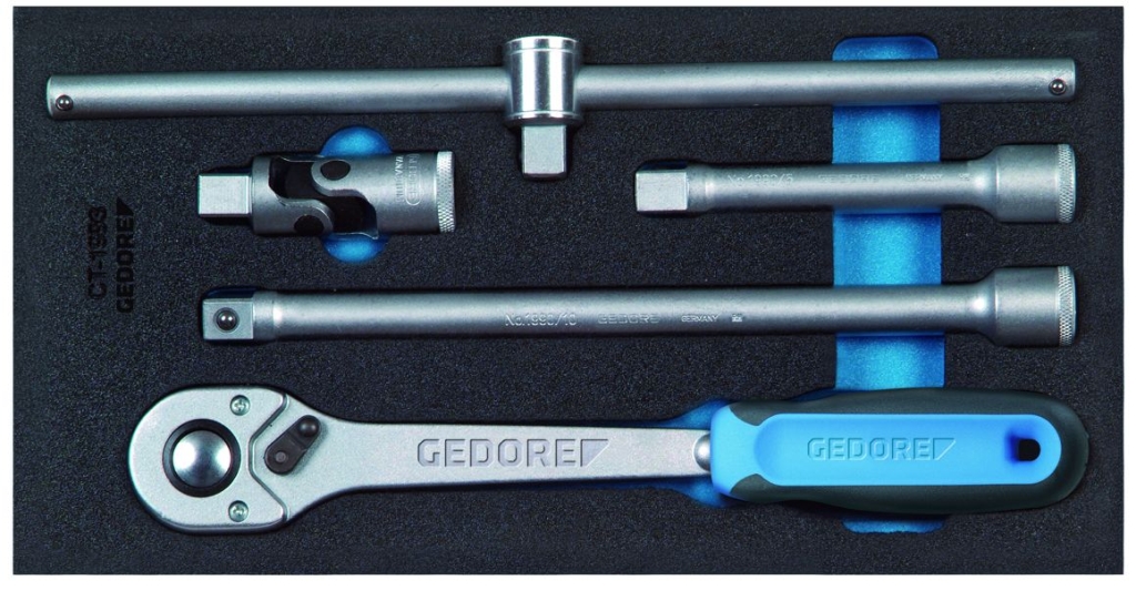 Bild von Gedore - Zubehör für Steckschlüsseleinsätze 1/2'' in Check-Tool-Modul (VPE=1 Stück)