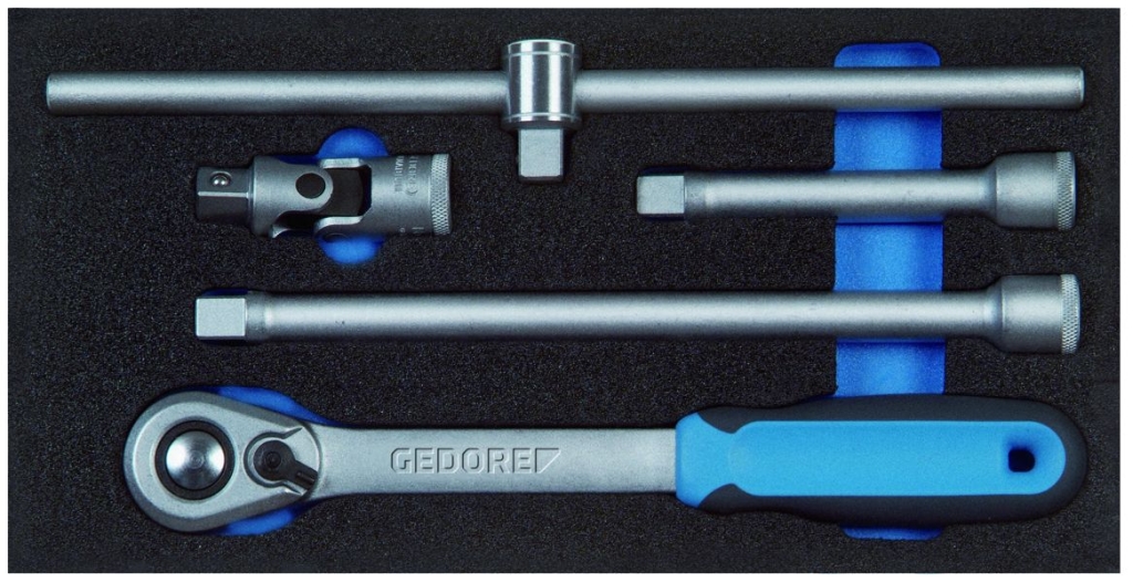 Bild von Gedore - Zubehör für Steckschlüsseleinsätze 1/2'' in Check-Tool-Modul (VPE=1 Stück)