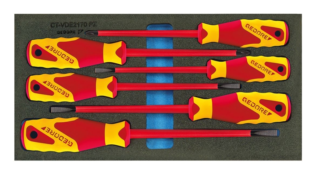 Bild von Gedore - VDE-Schraubendreher in Check-Tool-Modul (VPE=1 Stück)
