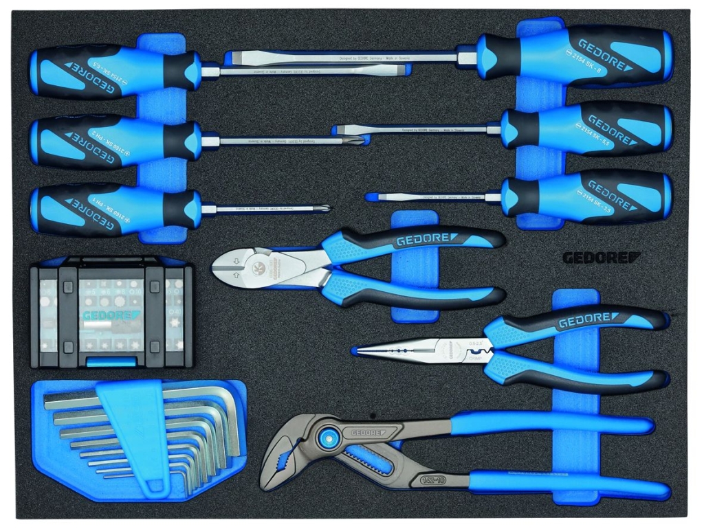 Bild von Gedore - Werkzeugsortiment in CT-Modul 49-tlg (VPE=1 Stück)