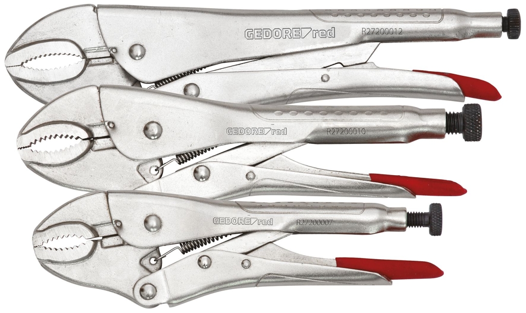 Bild von Gedore - Gripzangensatz 7-12 Zoll W.35-60mm 3tlg (VPE=1 Stück)
